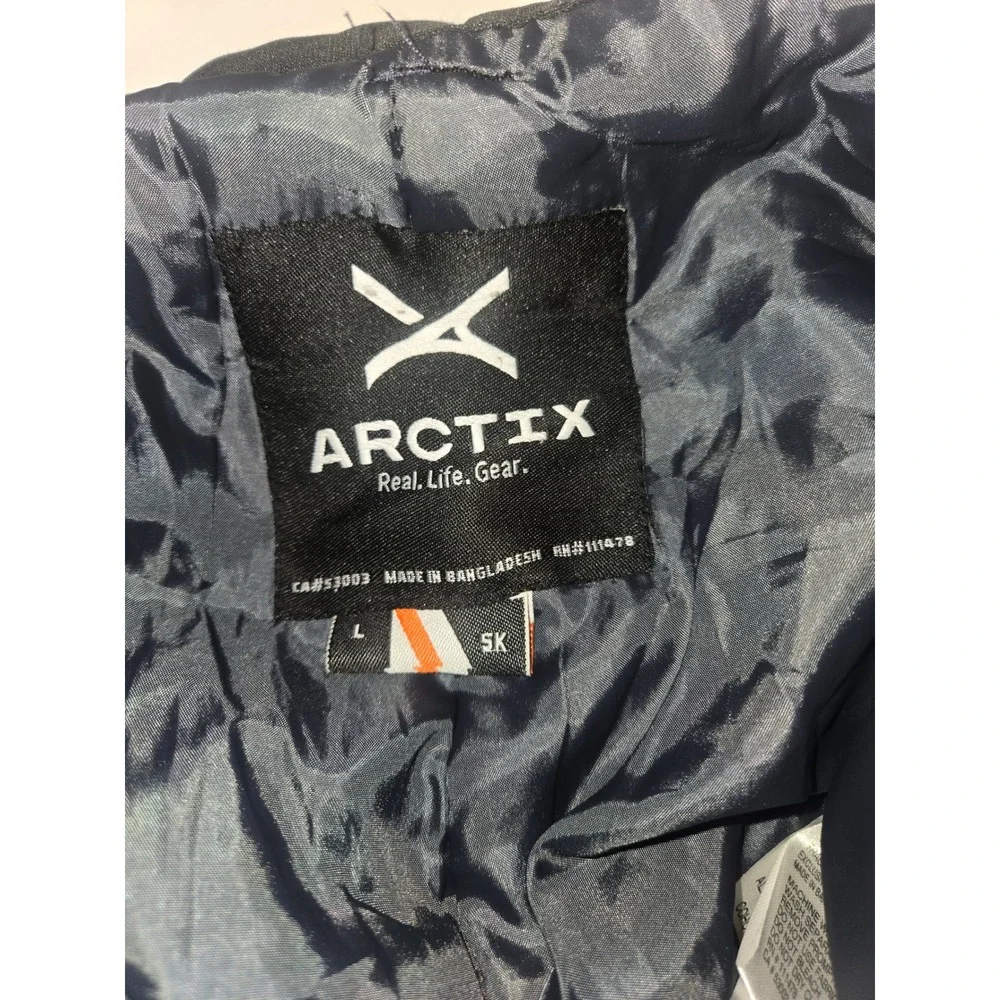 Arctix Kids Black Insulated Snow Pants Ski Sledding Winter Trousers Size Large
